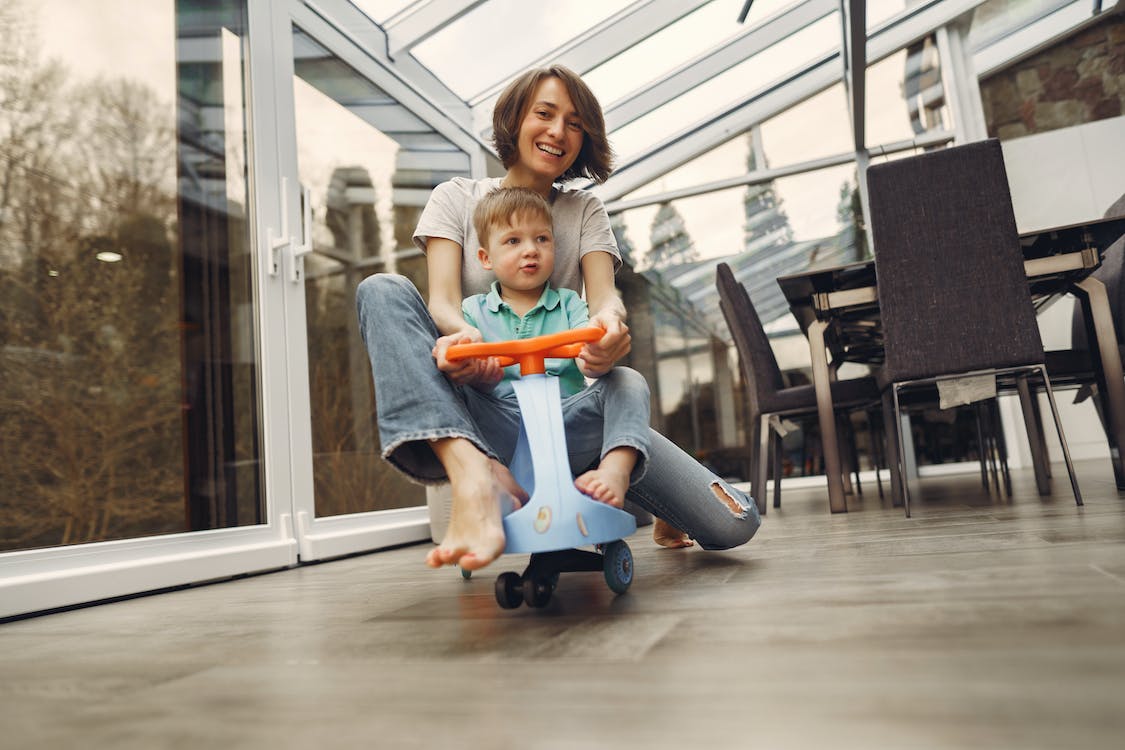Free Mother and Son Bonding Stock Photo