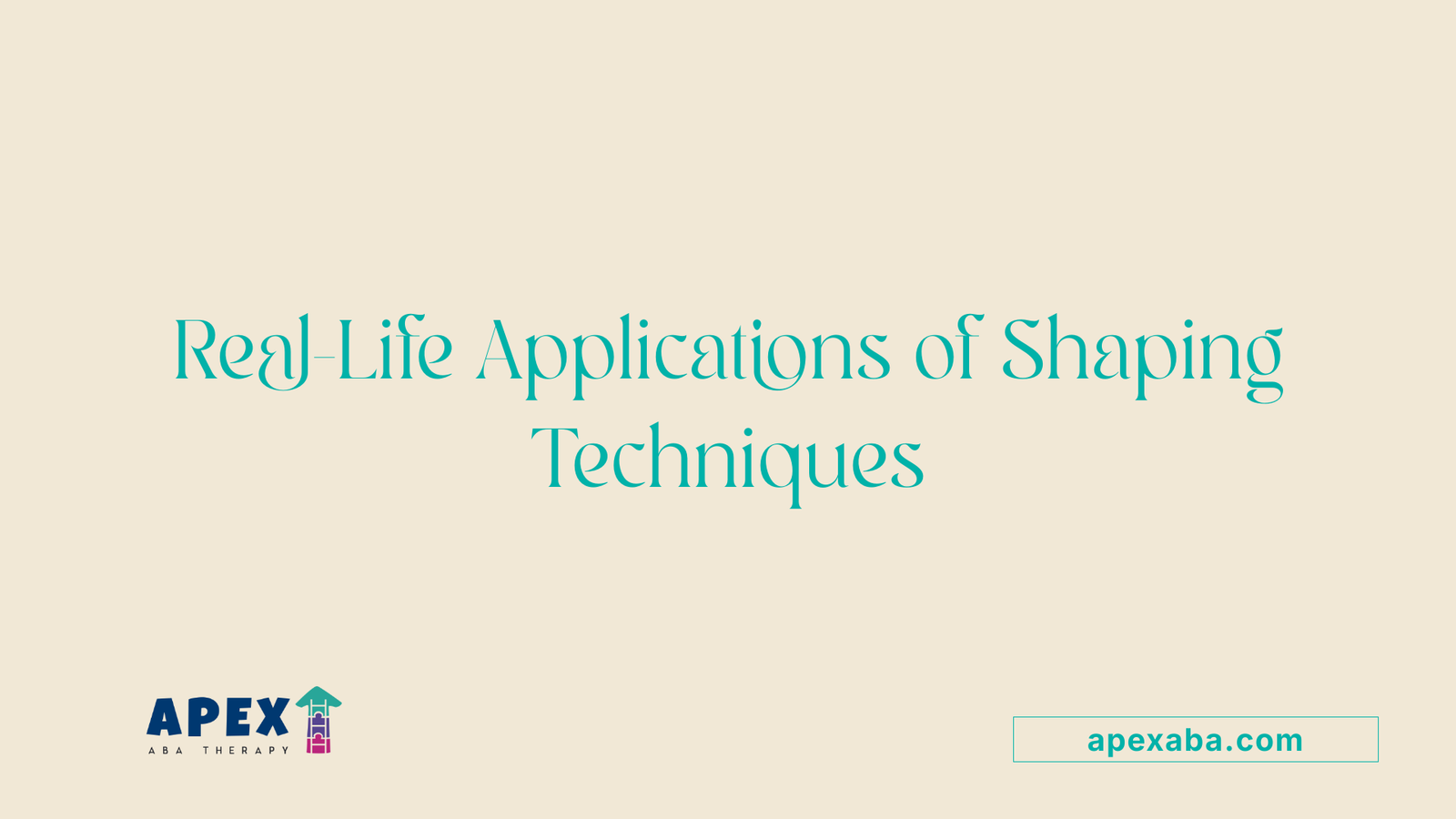 Real-Life Applications of Shaping Techniques